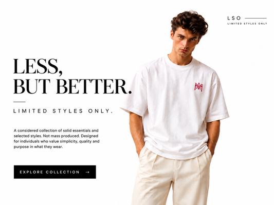 The Art of Wearing Less | Minimalist Fashion by MAPM