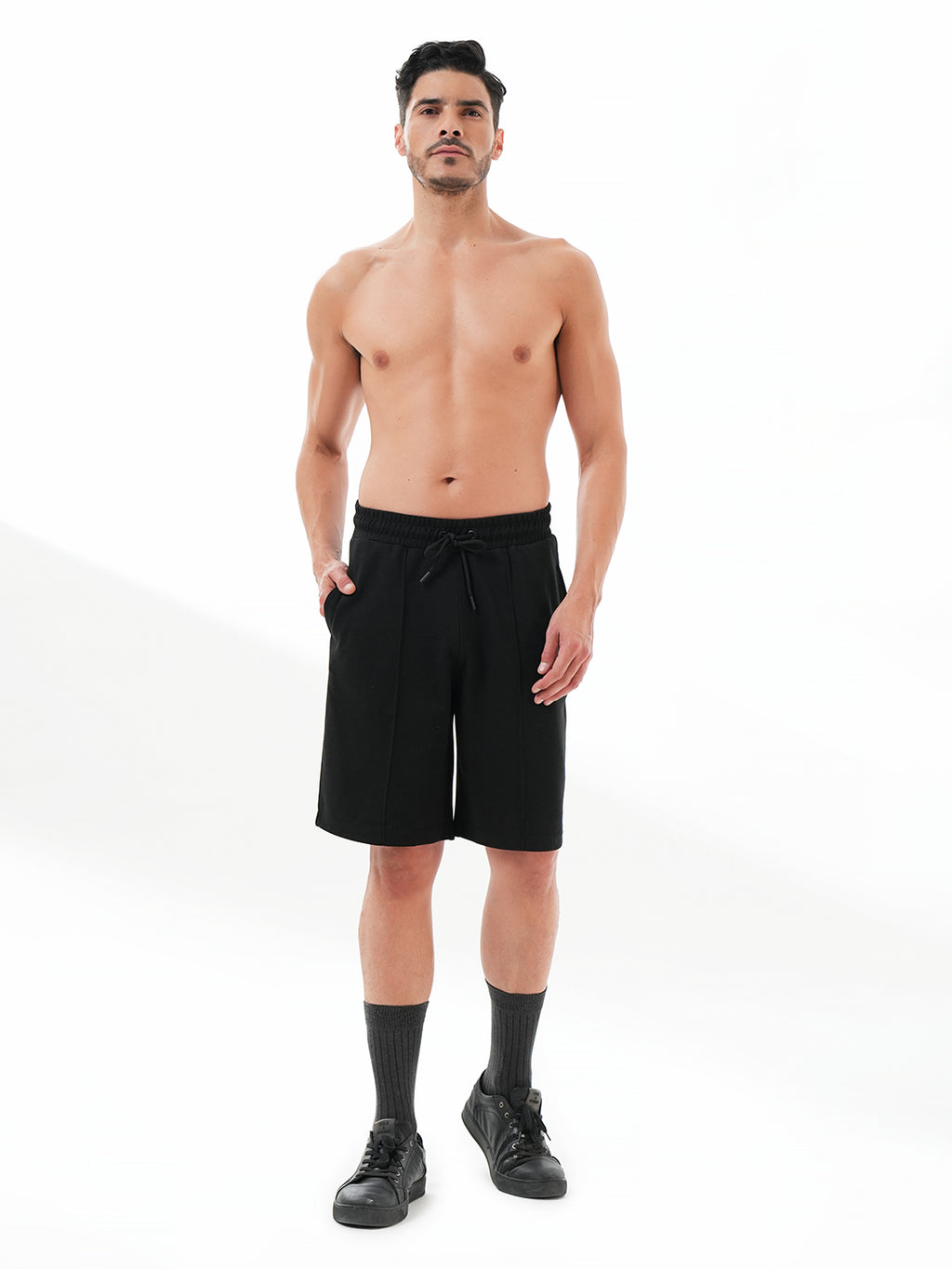 Black Shorts for Men – Stylish Gym & Casual Wear