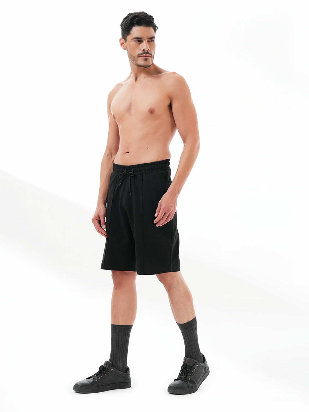 Black Shorts for Men – Stylish Gym & Casual Wear