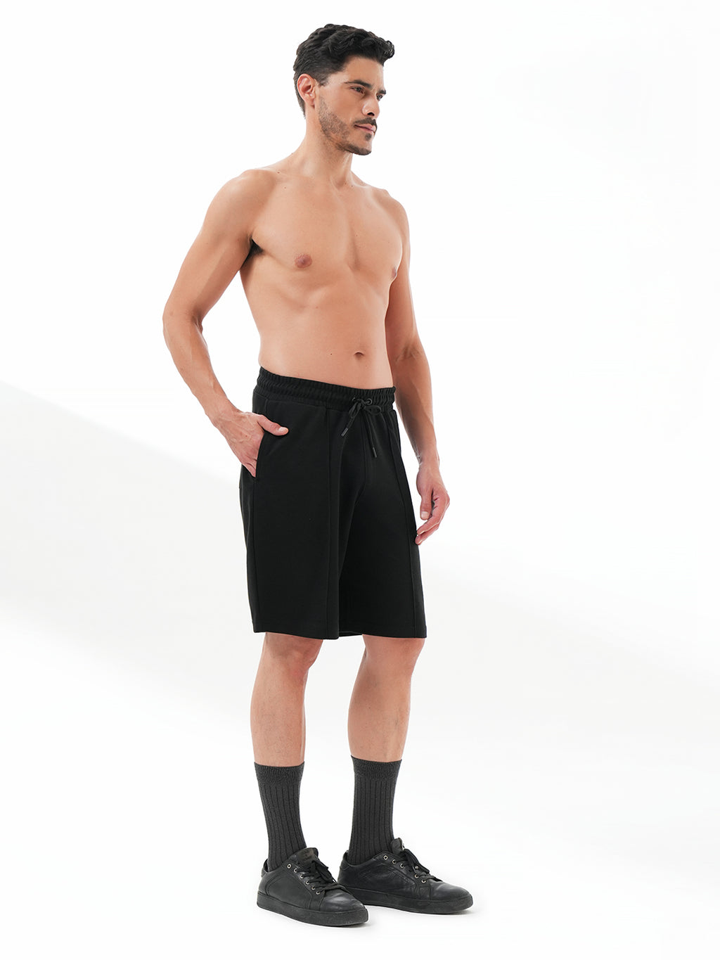 Black Shorts for Men – Stylish Gym & Casual Wear