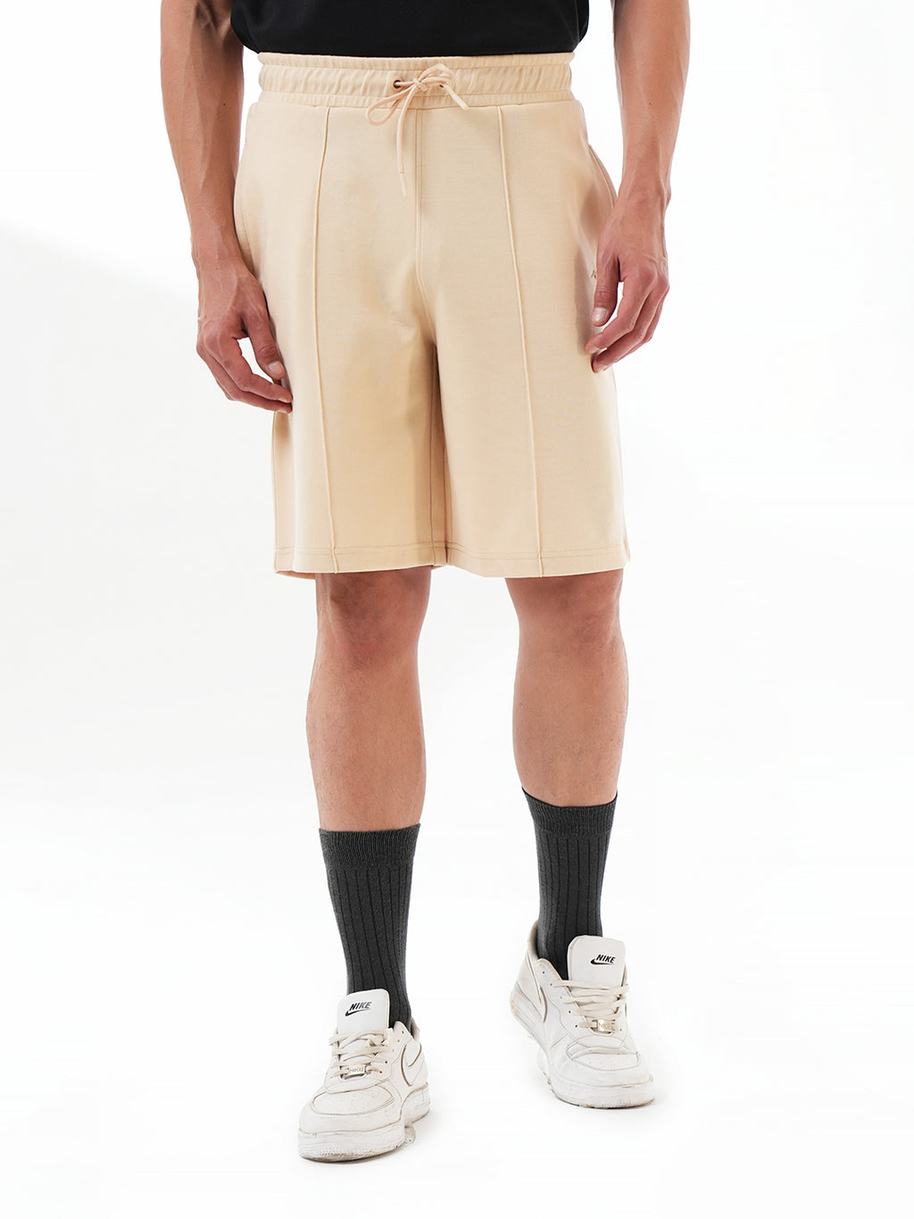 Beige Shorts for Men – Stylish Gym & Casual Wear