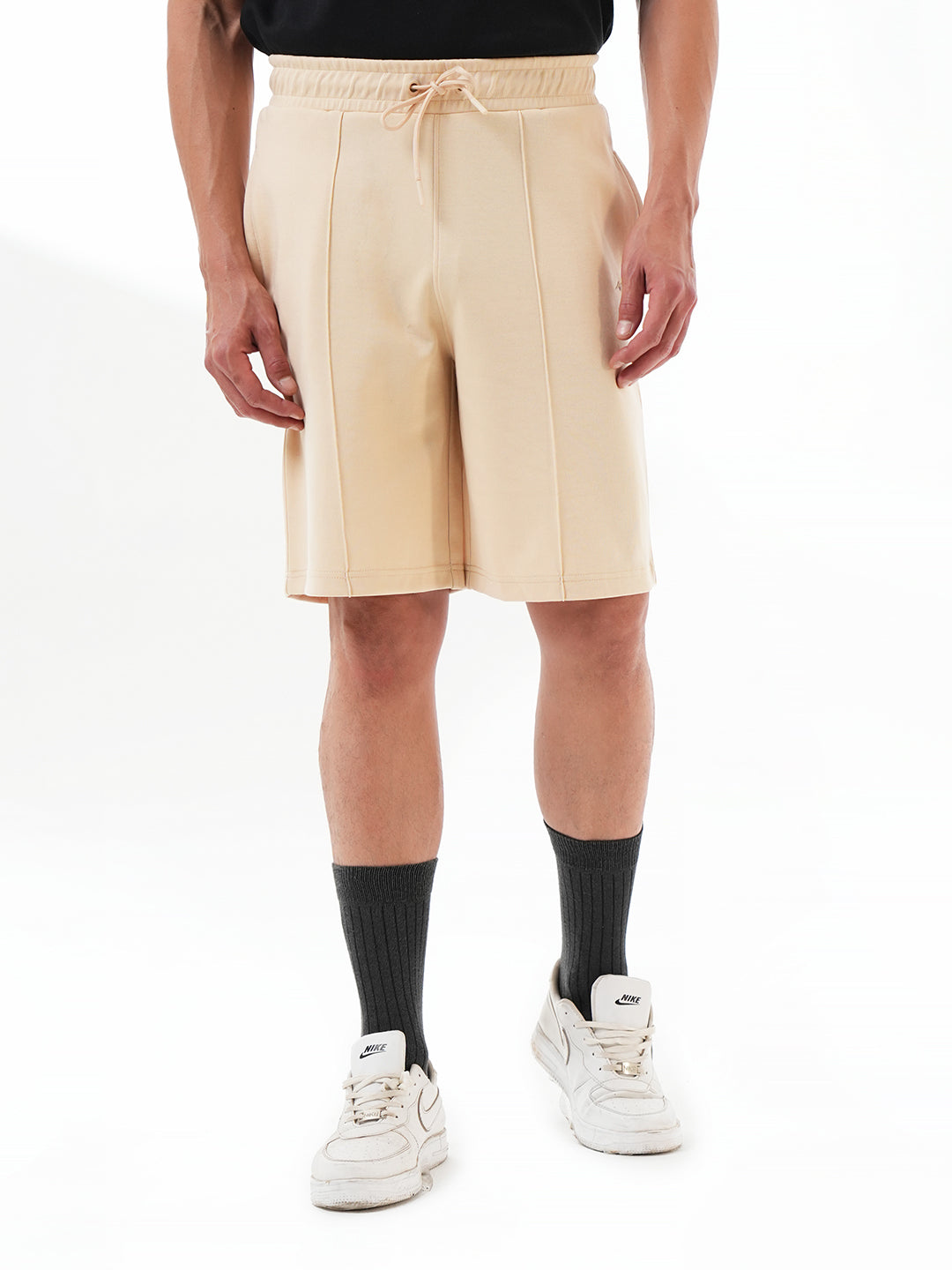 Beige Shorts for Men – Stylish Gym & Casual Wear