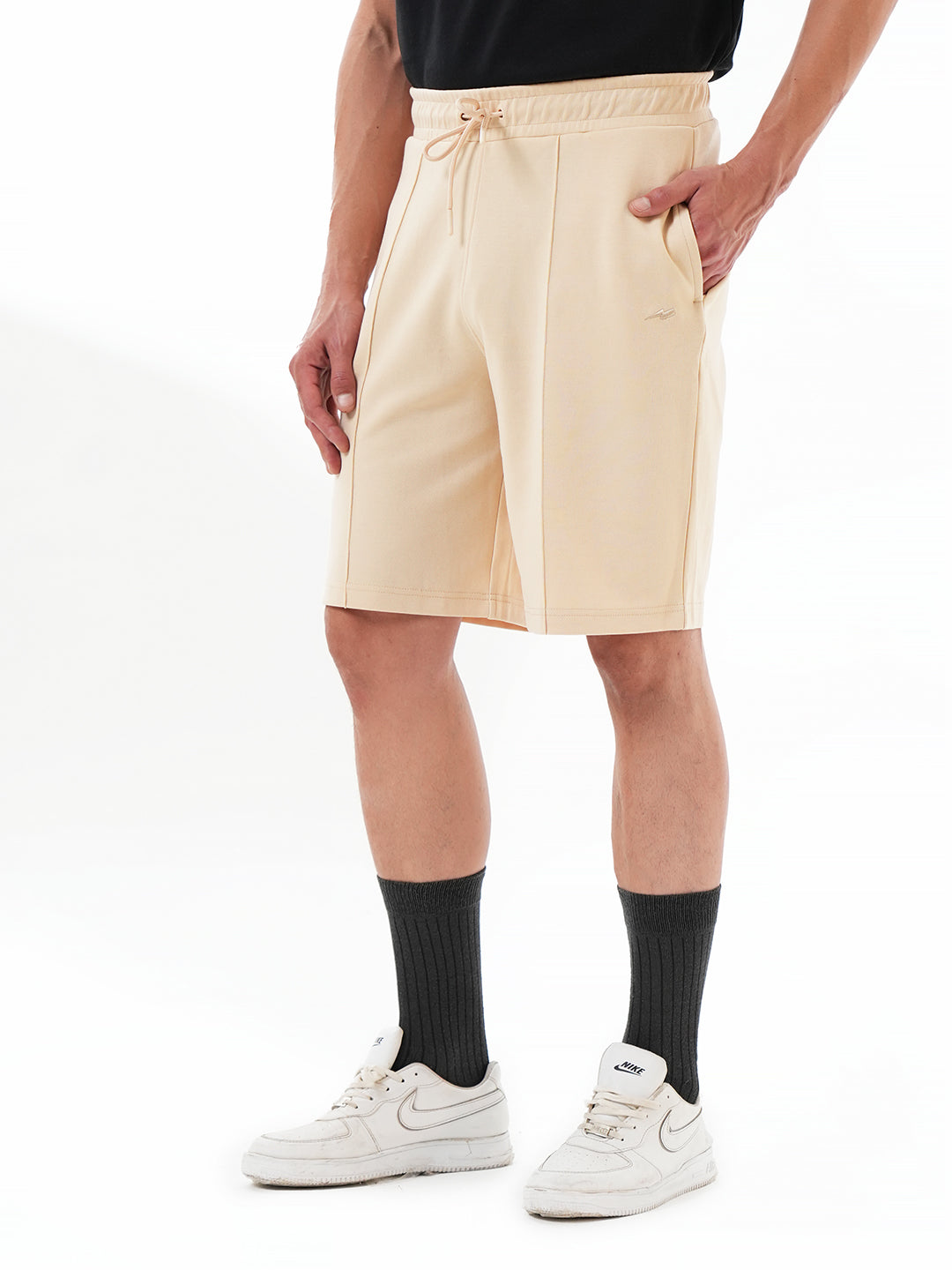 Beige Shorts for Men – Stylish Gym & Casual Wear