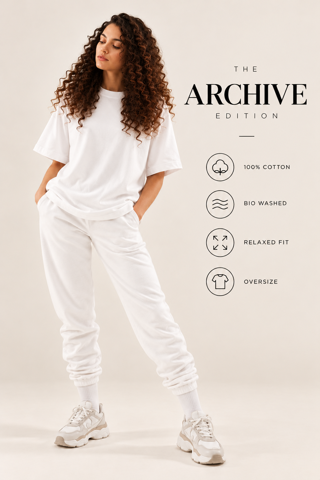 Signature Solid Oversized T-Shirt