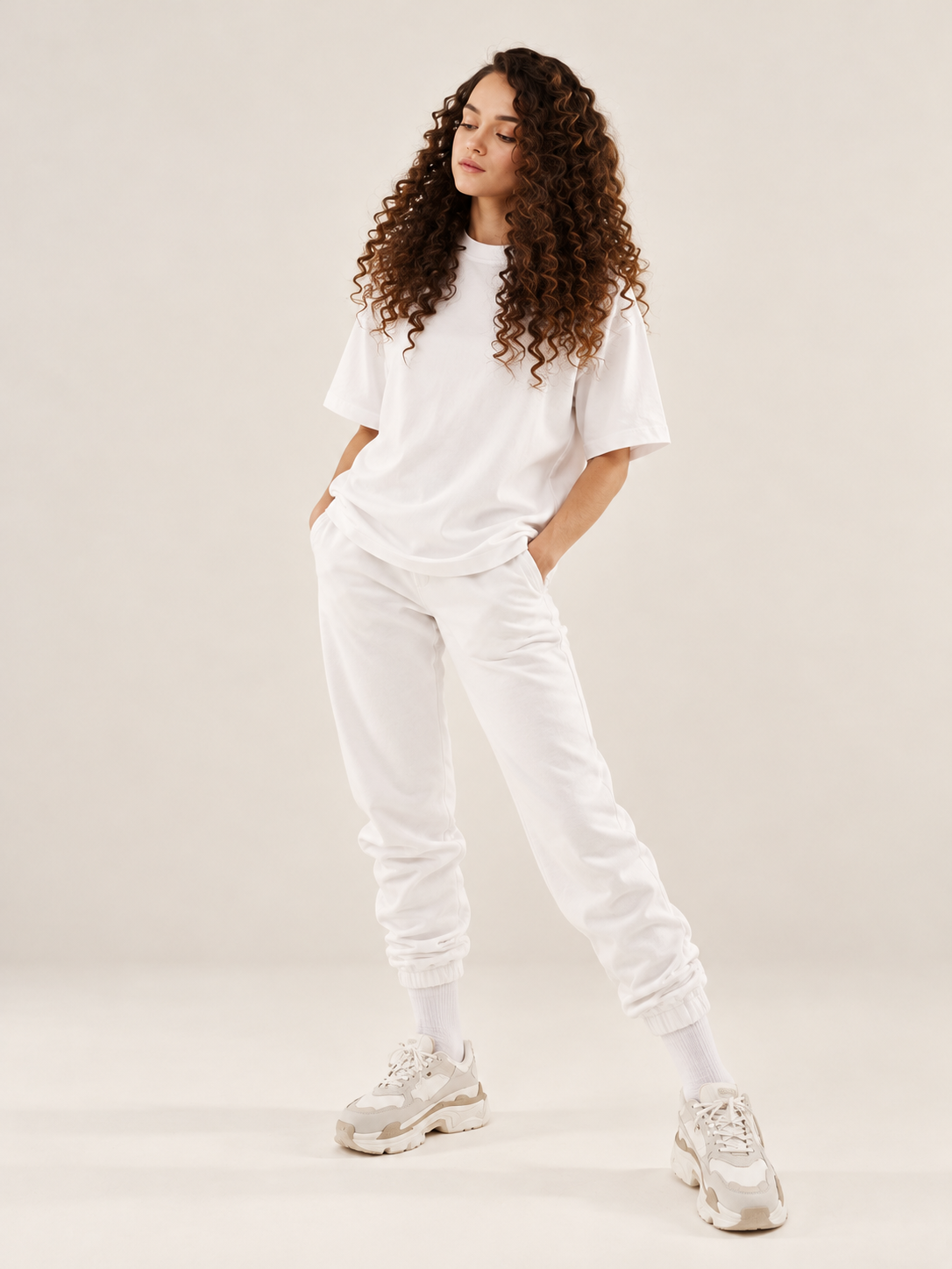 Signature Solid Oversized T-Shirt