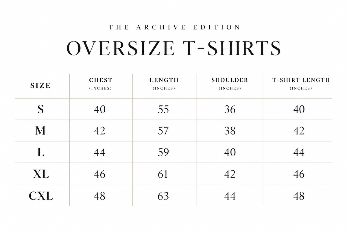 The Graphic Edition Oversized Unisex T-Shirt