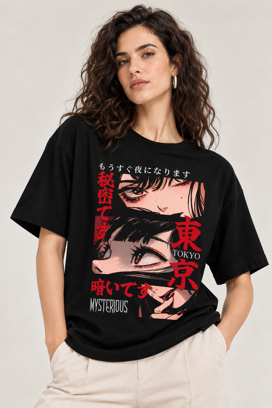Japanese Anime Graphic Oversized T-Shirt | MAPM