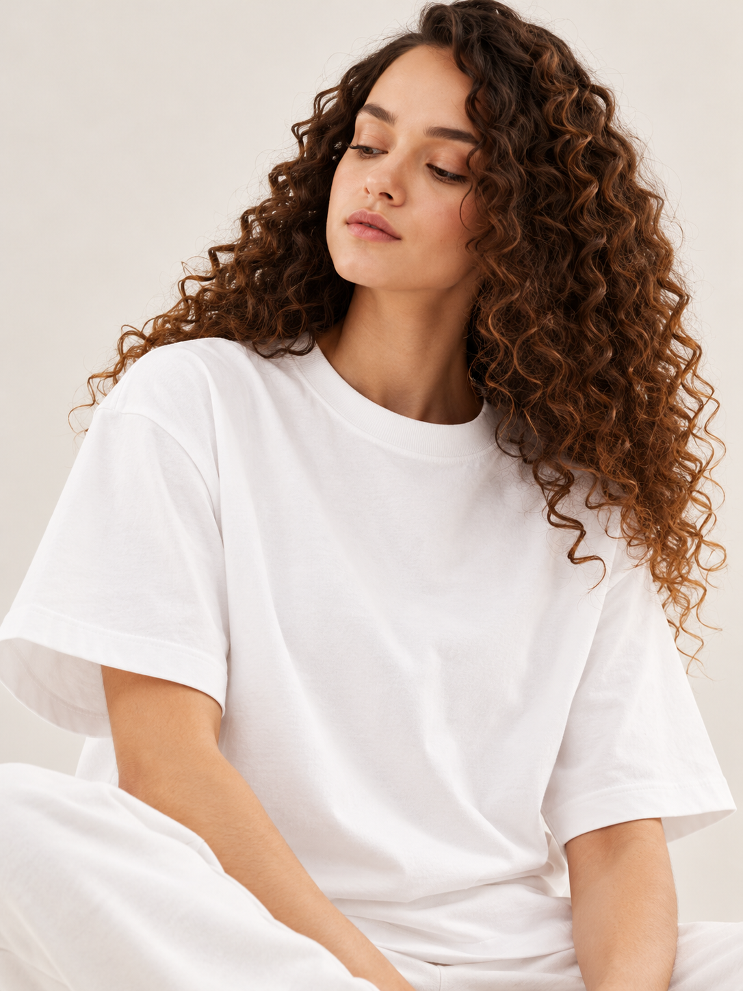 Signature Solid Oversized T-Shirt